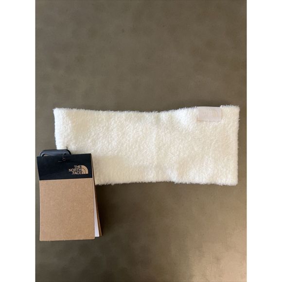 The North Face City Plush Ear Band Headband Gardenia White Fleece One Size - Picture 1 of 7